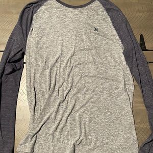 Large Grey and Blue Hurley Long Sleeve